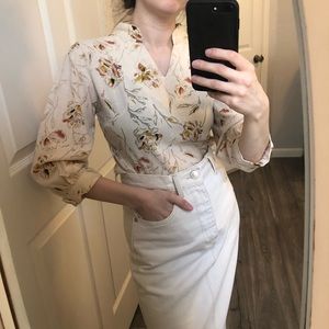 Lightweight Floral Blouse